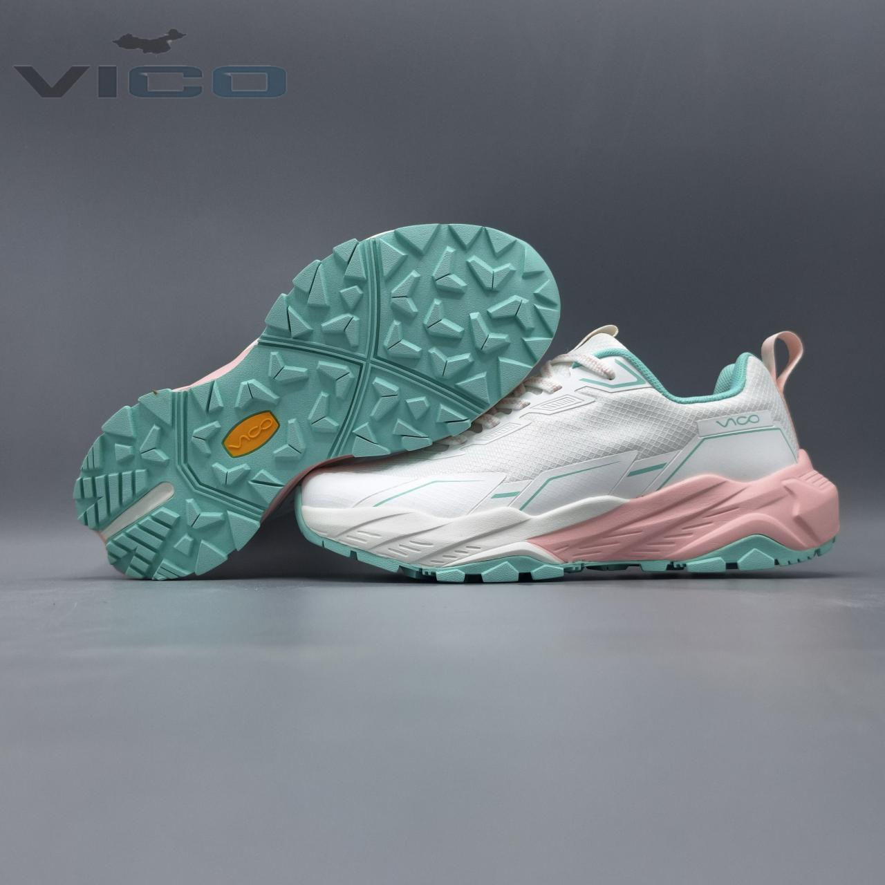 کفش کتونی ضدآب پیادهروی زنانه ویکو سفید صورتی Vico 1238 - Image 4