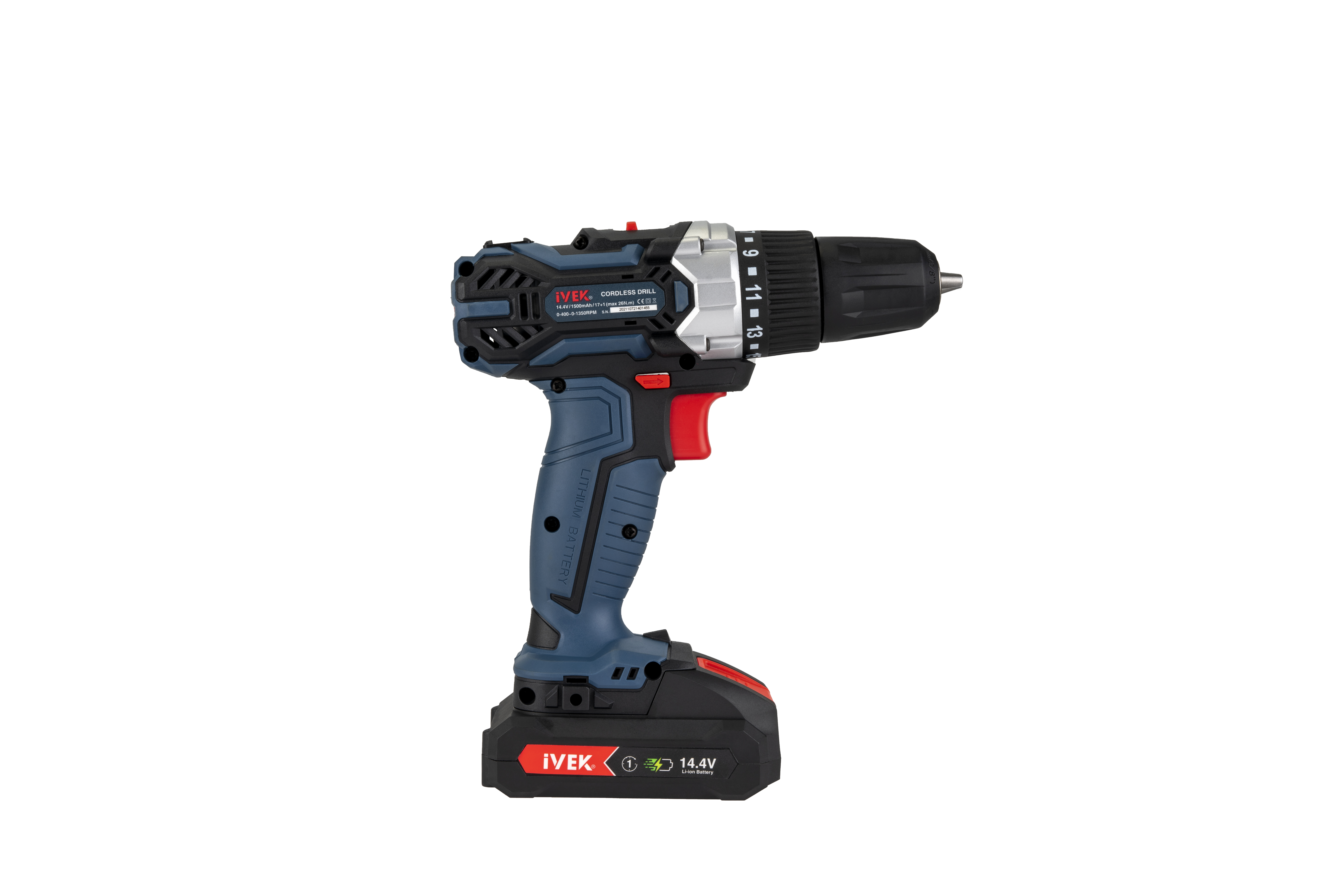 دریل شارژی ۱۴.۴ ولت لیتیومی K-7214V ایوک (AR) - Image 6