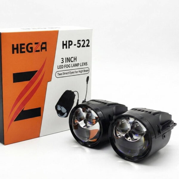 لنز پرژکتور جغدی HP-522 هگزا 6000 کلوین دو چشم نقاب دار