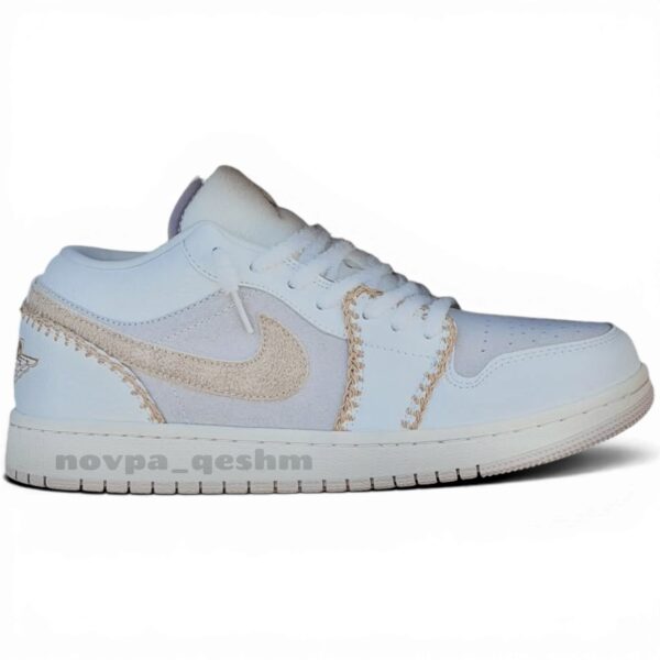 کفش کتونی کنفی نایکی جردن 1 کوزی گیرل Nike Air Jordan 1 Low SE Hemp Cozy Girl