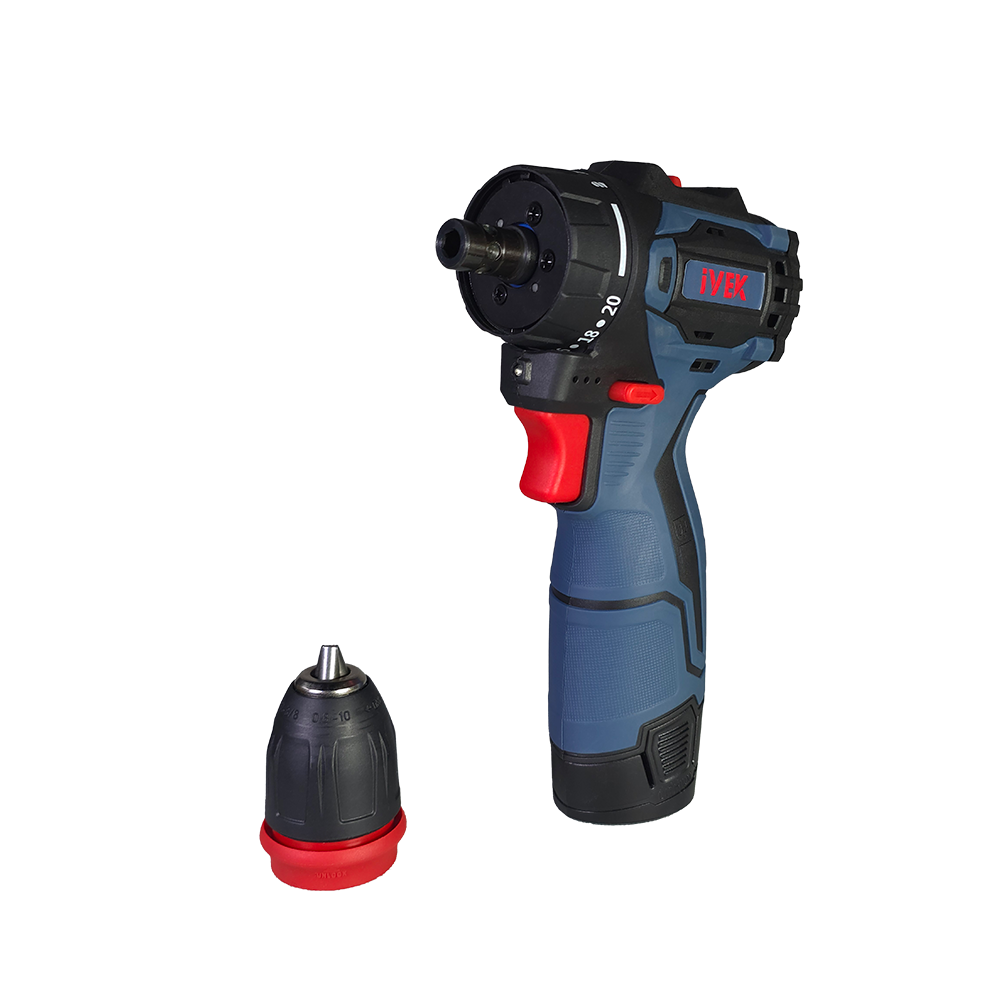 دریل شارژی براشلس ۱۲ ولت(دوکاره) K-7222B ایوک (AR) - Image 13