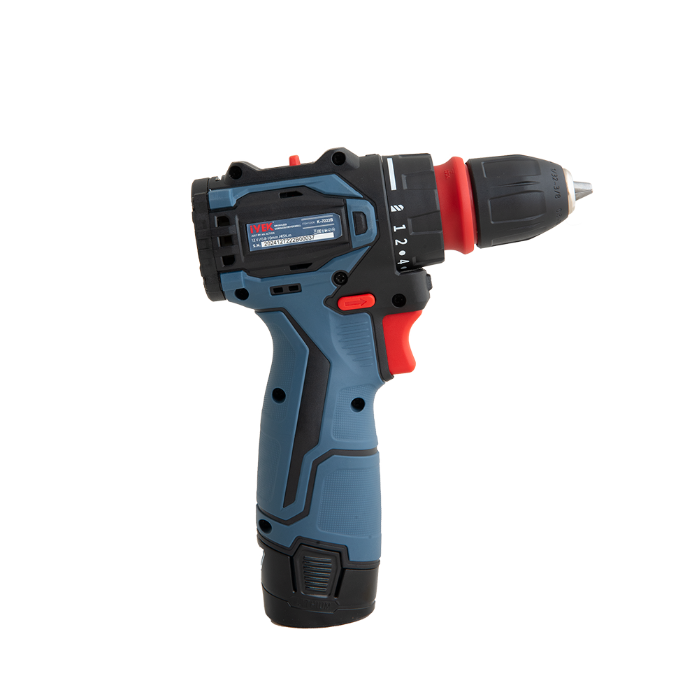 دریل شارژی براشلس ۱۲ ولت(دوکاره) K-7222B ایوک (AR) - Image 4