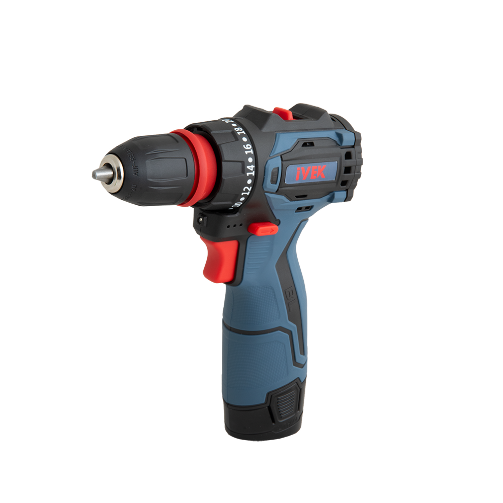 دریل شارژی براشلس ۱۲ ولت(دوکاره) K-7222B ایوک (AR)