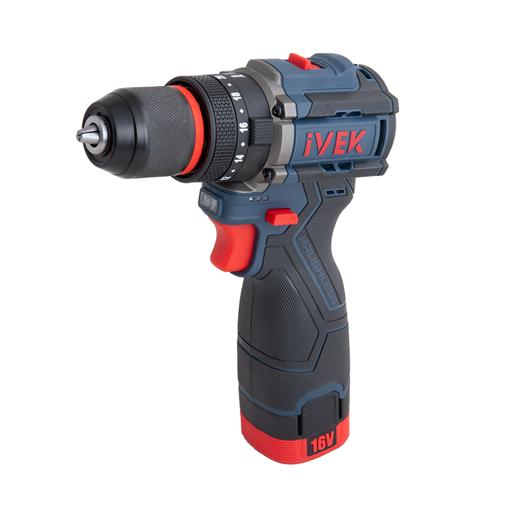 دریل شارژی چکشی براشلس ۱۶ ولت K-7226B ایوک (AR) - Image 4