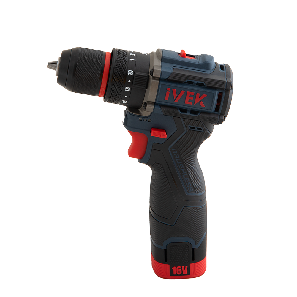دریل شارژی چکشی براشلس ۱۶ ولت K-7226B ایوک (AR) - Image 12