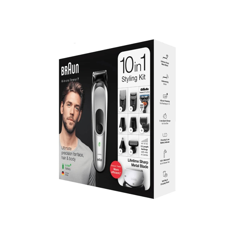 ست اصلاح براون همهکاره 10 در 1 مدل Braun MGK7220 - Image 4