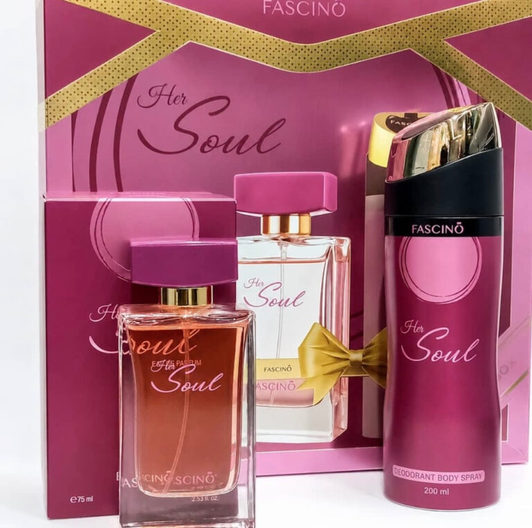 ست ادکلن هدیه زنانه فاسینو مدل her soul (MK)