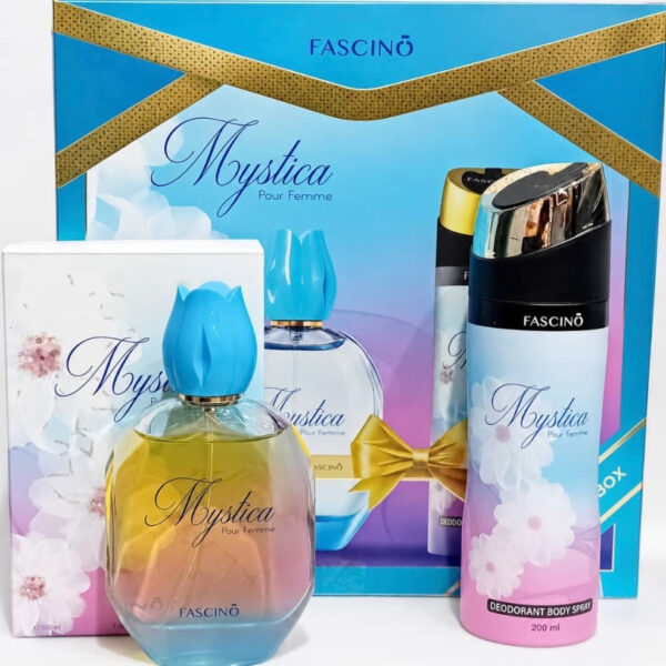 ست ادکلن هدیه زنانه فاسیو مدل fascino mystica pour (MK)