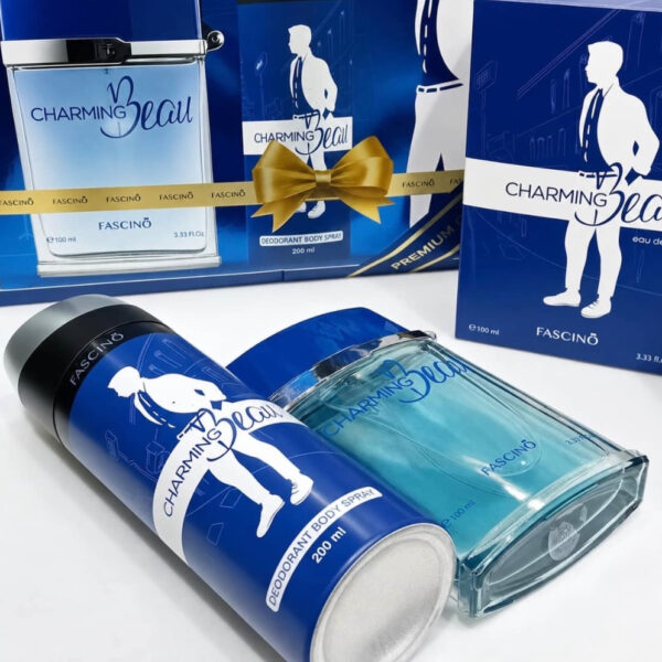 ست ادکلن هدیه مردانه فاسینو مدل fascino charming beau (MK)