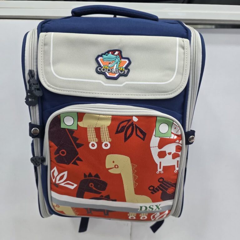کوله پشتی صندوقی طرح دایناسور coolboy خارجی 8849 (MK)