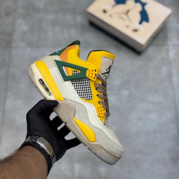 کفش کتونی مردانه ایر جردن 4 رترو Nike Air Jordan 4 Retro Snorlax Yellow