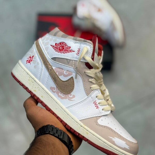 کفش کتونی مردانه نایک جردن 1 Nike Air Jordan 1 Mid Year of the Snake