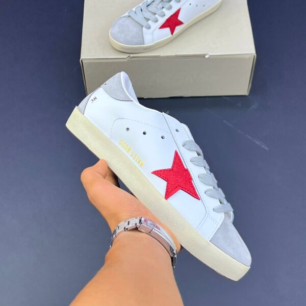 کفش کتونی زنانه گلدن گوس (کیفیت مستر) Golden Goose Superstar Red Star