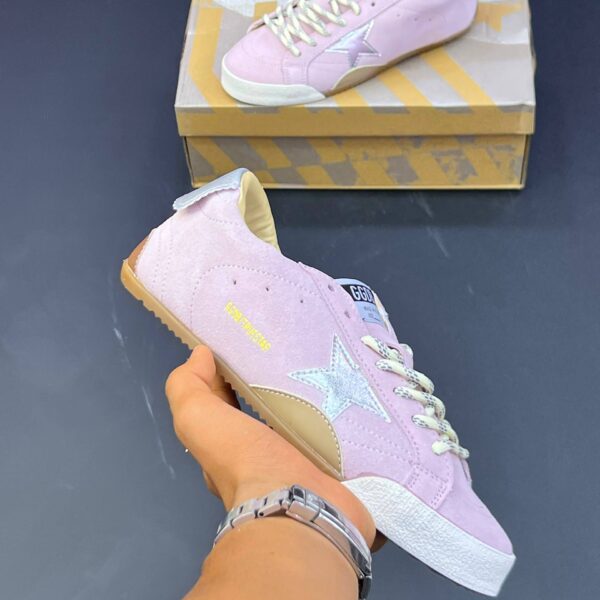 کفش کتونی زنانه گلدن گوس (کیفیت مستر) Golden Goose TrueStar pastel pink