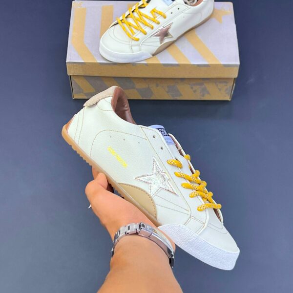 کفش کتونی زنانه گلدن گوس (کیفیت مستر) Golden Goose TrueStar Beige