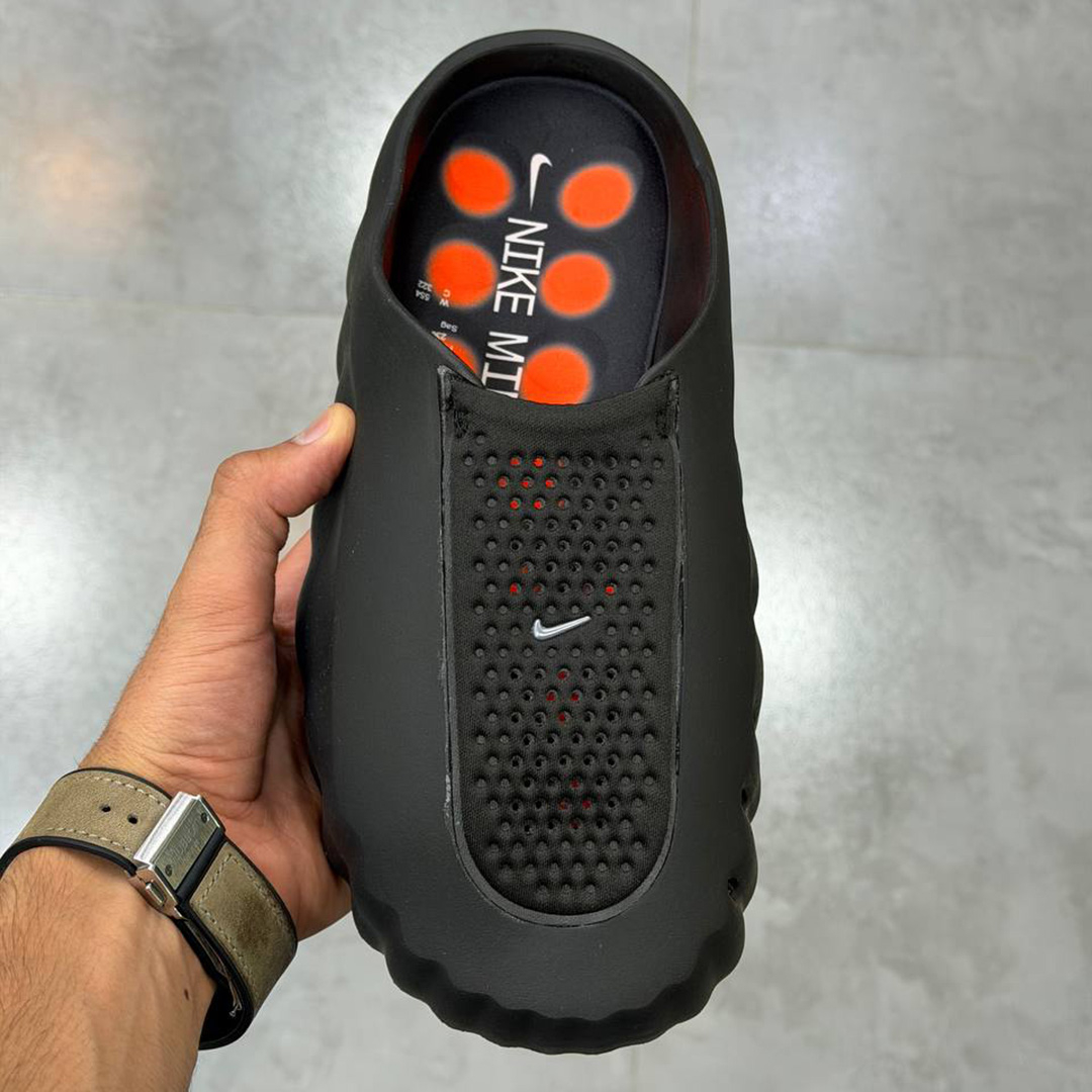 اسلیپر کراکس نایک مایند رویه کتون Nike Mind 001 Slide Black Chrome - Image 6