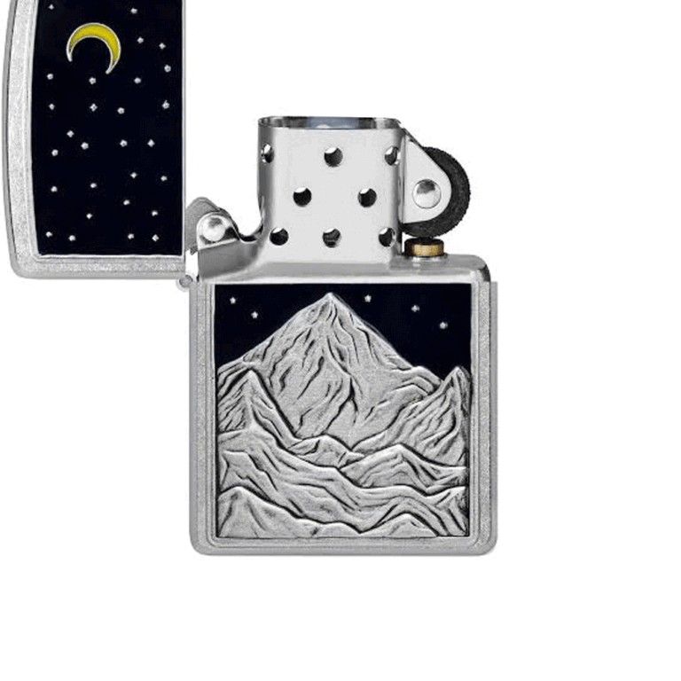 فندک زیپو اصل 207 48632 MOUNTAINS EMBLEM