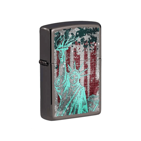 فندک زیپو اصل 150 49663 STATUE OF LIBERTY DESIGN
