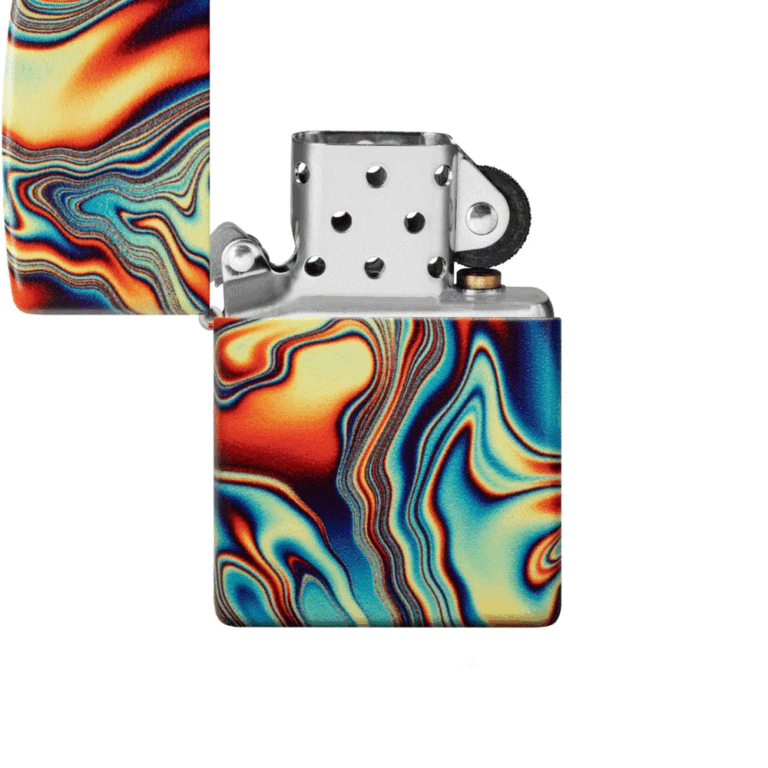 فندک زیپو اصل 48612 49193 COLORFUL SWIRL PATTERN