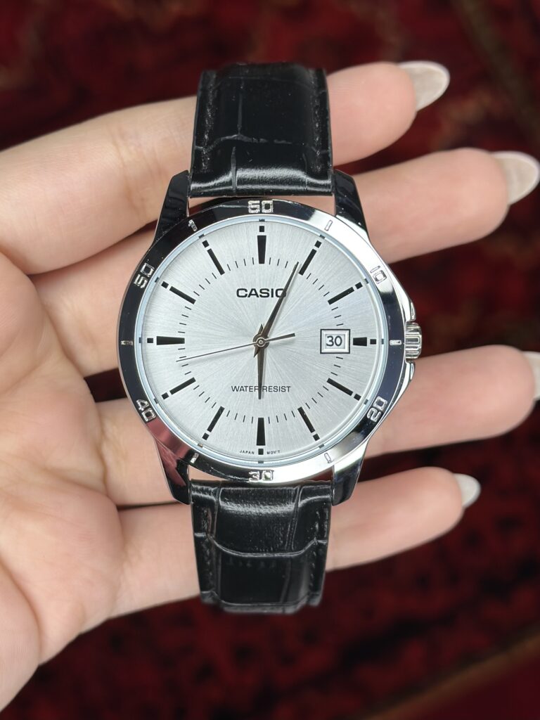 ساعت مچی مردانه کاسیو مدل MTP-V004L-7A با بند چرم اورجینال (x)