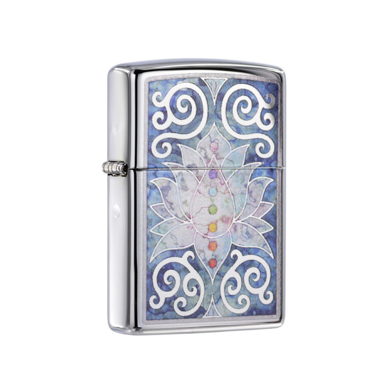 فندک زیپو اصل 250 48592 LOTUS FLOWER DESIGN