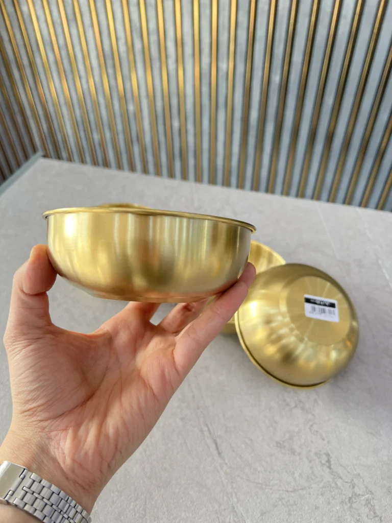 کاسه استیل طلایی 81-0611 وارداتی
