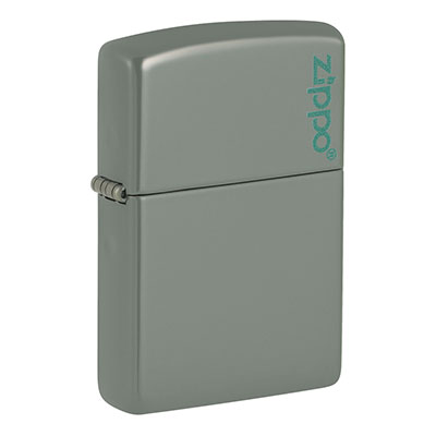 فندک زیپو اصل 49843ZL SAGE GREEN ZIPPO LOGO