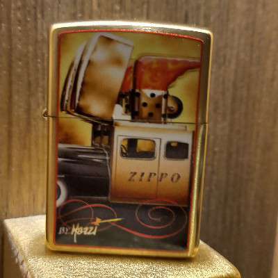 فندک زیپو اصل 204B CI000126 MAZZI ZIPPO CAR
