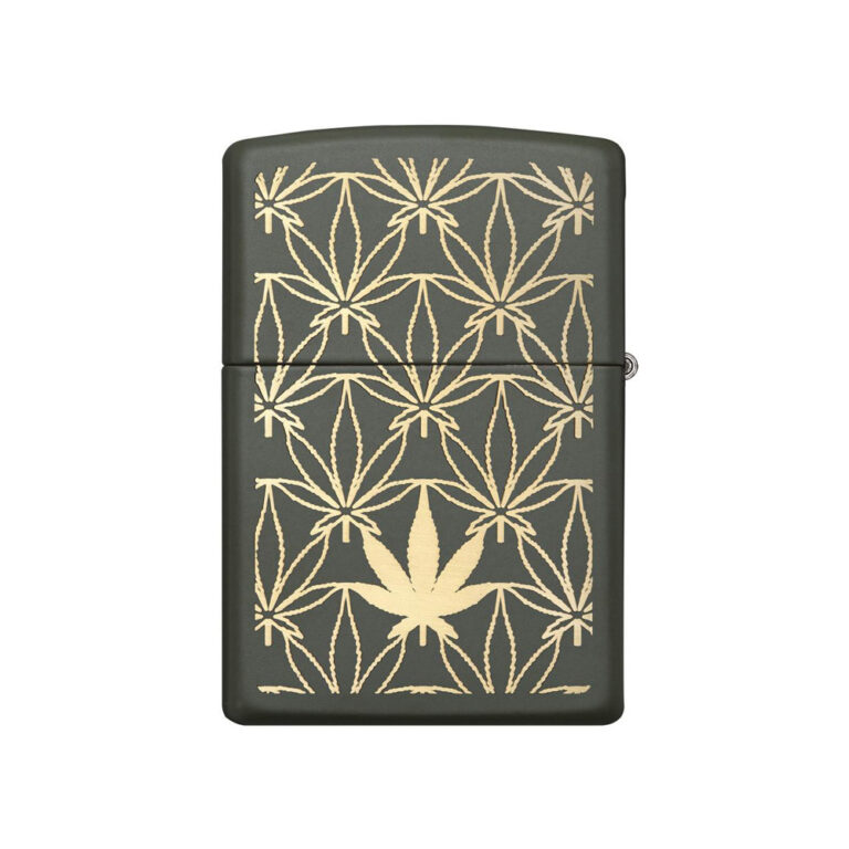 فندک زیپو اصل 29589 ALL AROUND LEAF DESIGN LASER