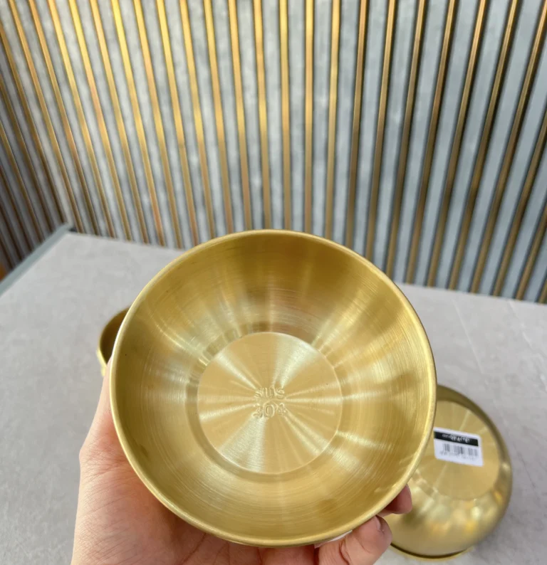 کاسه استیل طلایی 81-0611 وارداتی
