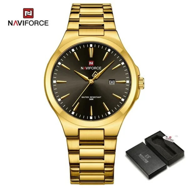 ساعت مچی مردانه نیوی فورس NF9214 G/B اورجینال (x)