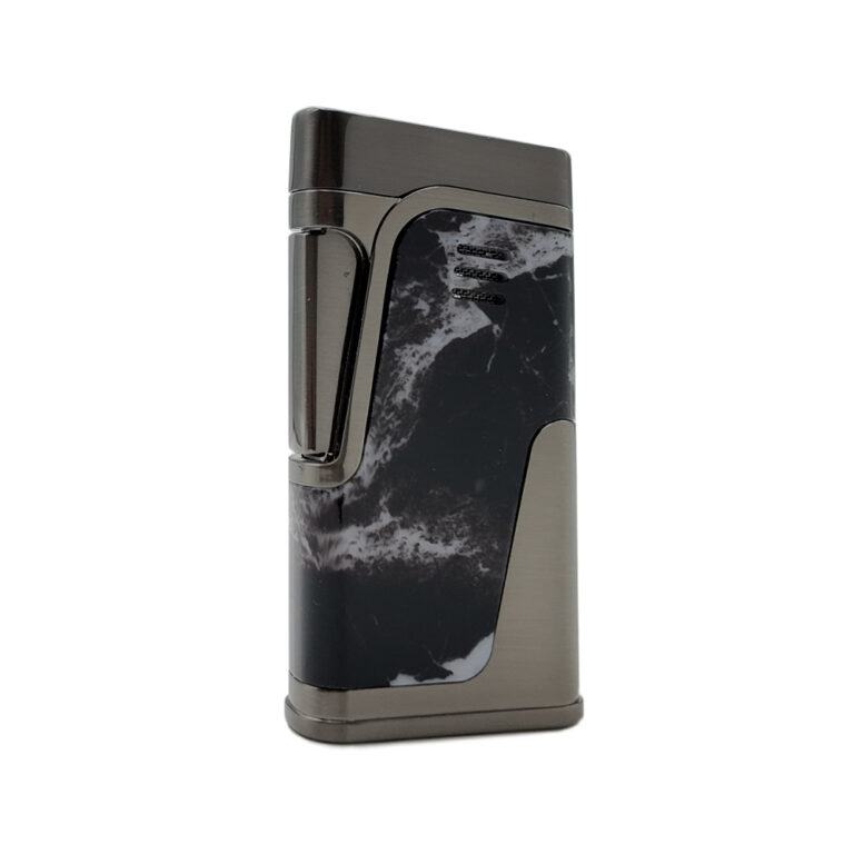 فندک گازی هانست مدل LIHN-2120 طرح مرمر مشکی