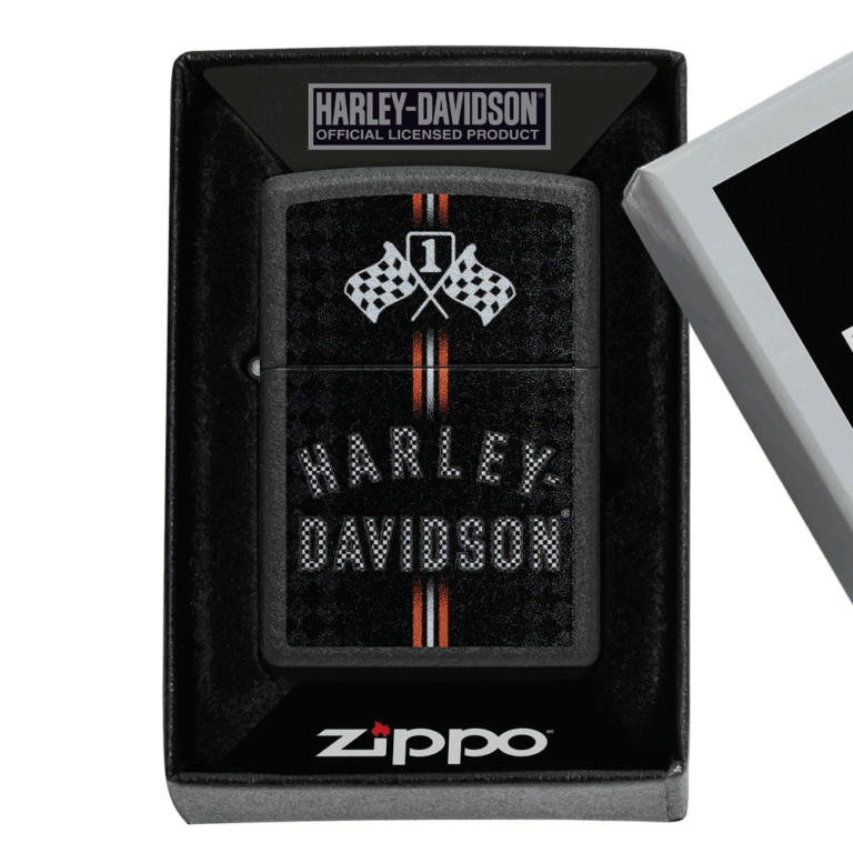فندک زیپو اصل 48558 HARLEY DAVIDSON مشکی