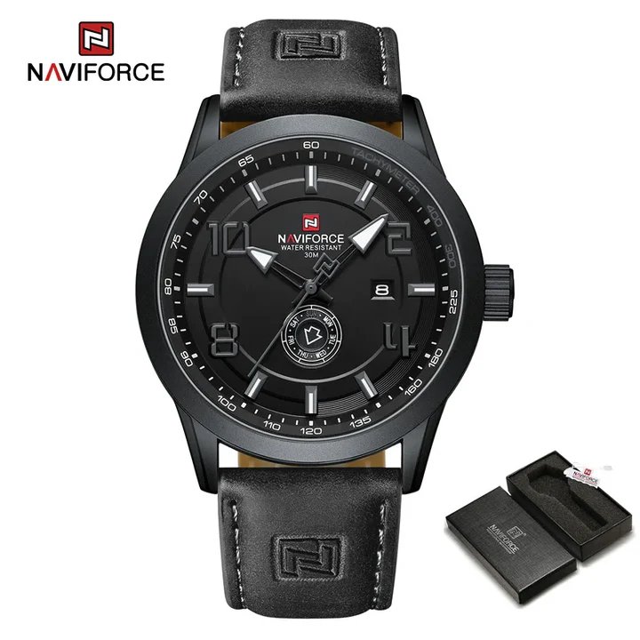 ساعت مردانه نیوی فورس Naviforce NF9229 B/GY/GY اورجینال (x)