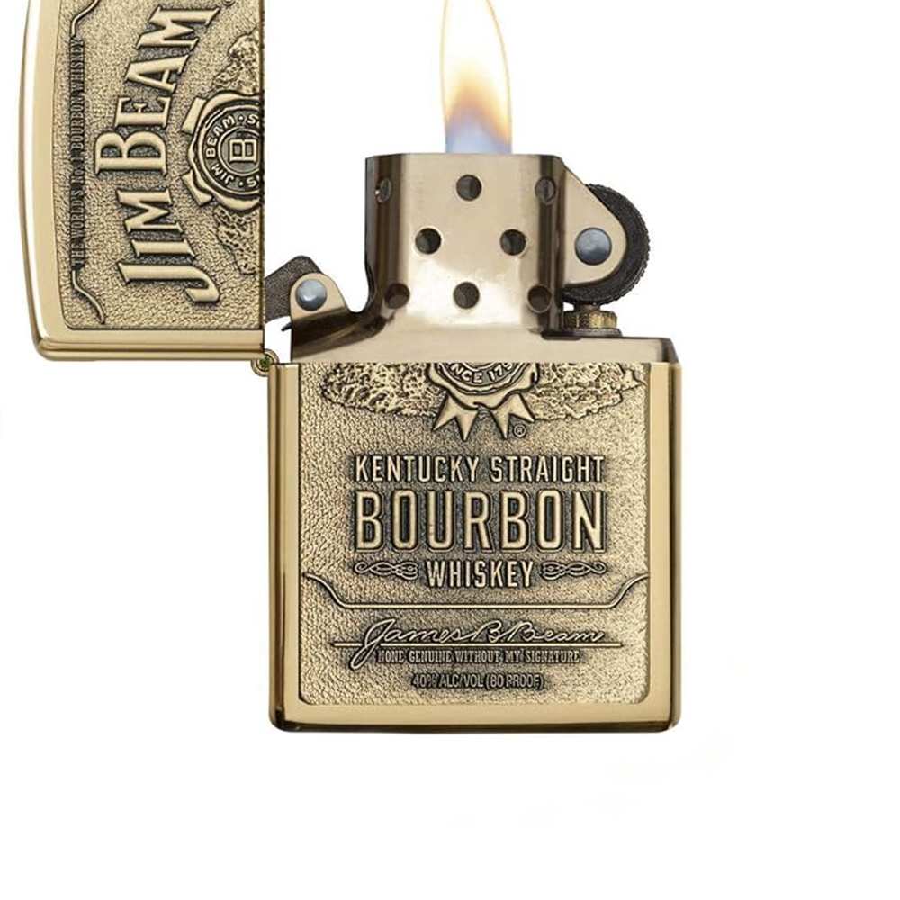 فندک زیپو اصل 254 BJB 929-JIM BEAM EMBLEM - تصویر 2