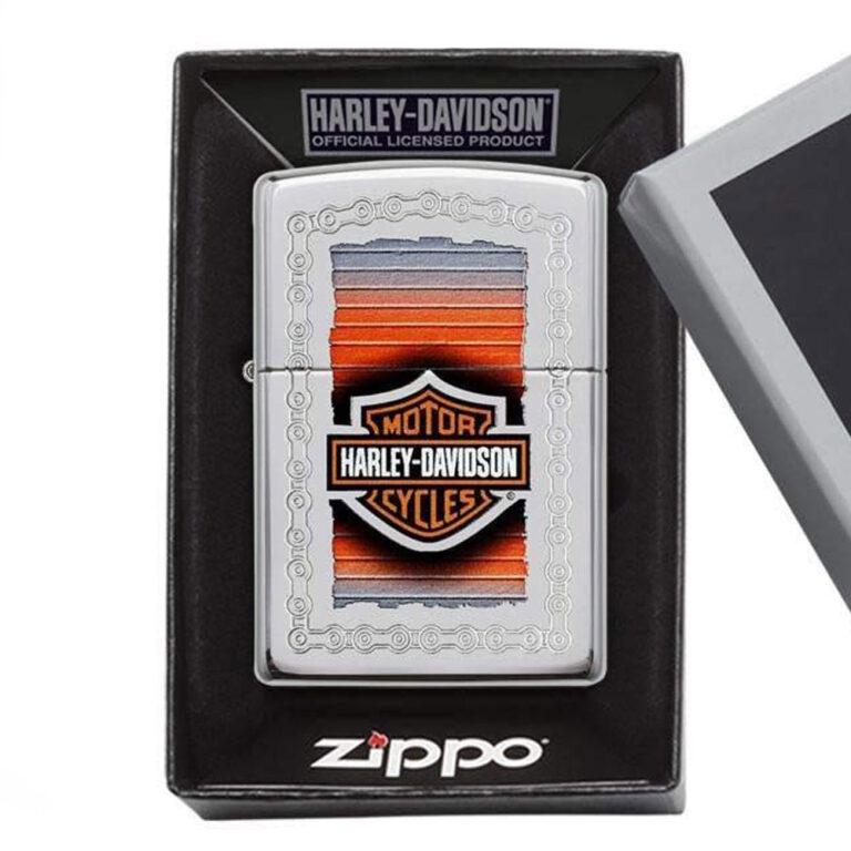 فندک زیپو اصل 29559 250 HARLEY DAVIDSON CHAIN
