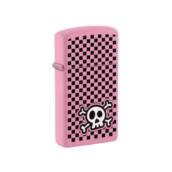 فندک زیپو اصل 48680 1638 CHECKERED SKULL DESIG
