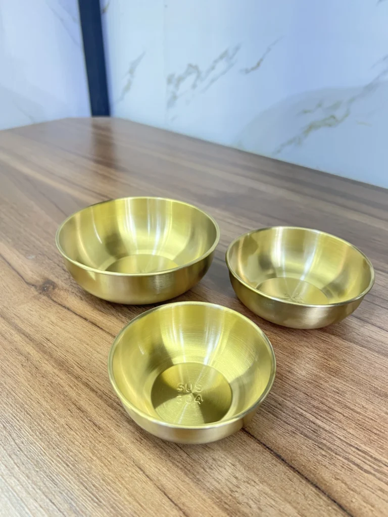 کاسه استیل طلایی 81-0611 وارداتی