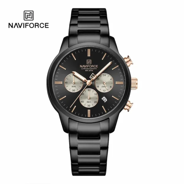 ساعت مردانه نیوی فورس Naviforce NF8076 B/RG/B اورجینال (x)
