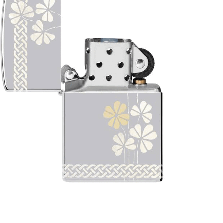 فندک زیپو اصل 250 48586 CLOVER DESIGN