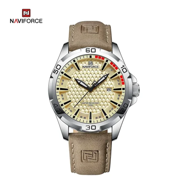 ساعت مردانه نیوی فورس Naviforce 8023 S/Y/L.BN اورجینال
