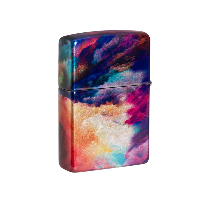 فندک زیپو اصل طرح TIE DYE مدل 48982 48459 با چاپ 540 رنگ