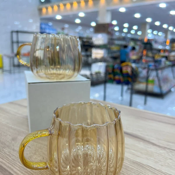 لیوان دالبری رنگ عسلی 794-5 وارداتی