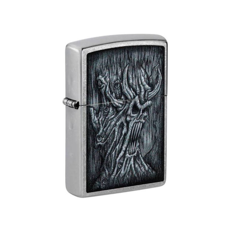فندک زیپو اصل 48681 طرح Evil Tree نقرهای