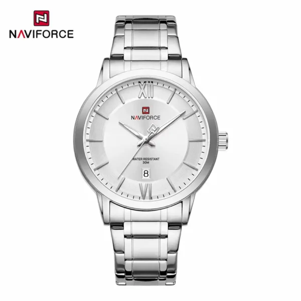 ساعت مردانه نیوی فورس Naviforce NF9254 S/W/S اورجینال (x)