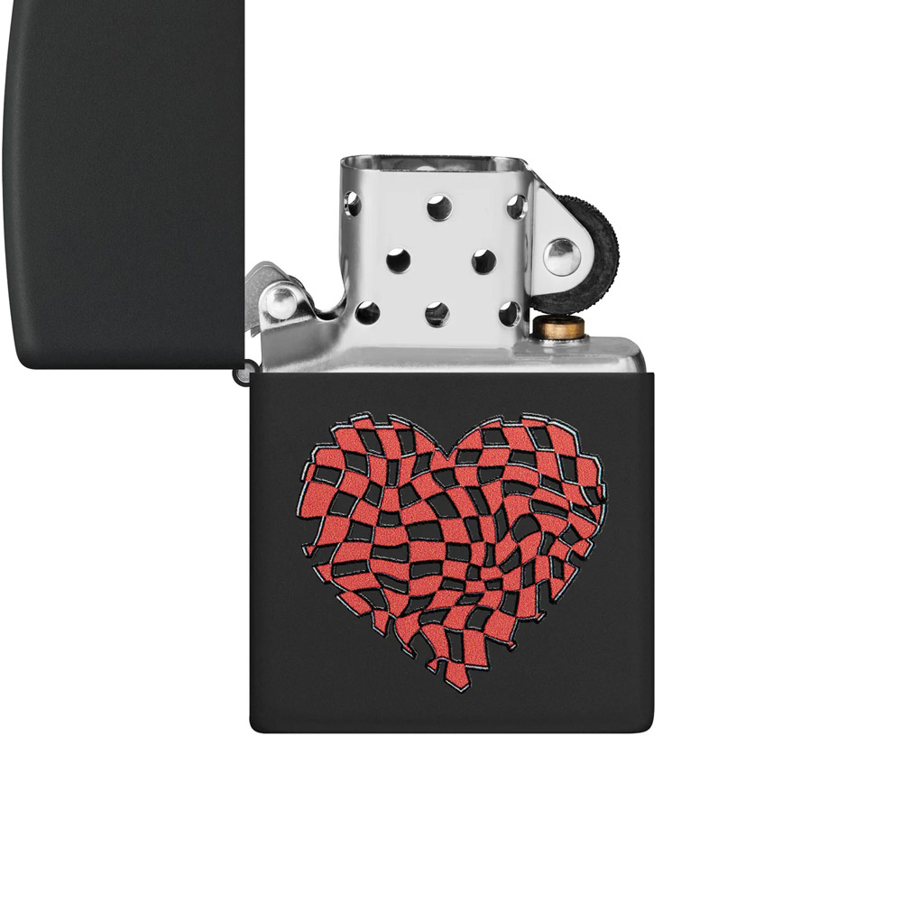 فندک زیپو اصل 48719 218 HEART DESIGN - تصویر 2