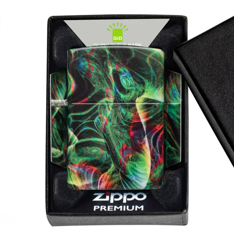 فندک زیپو اصل 48774 49193 طرح PSYCHEDELIC SWIRL DESIG
