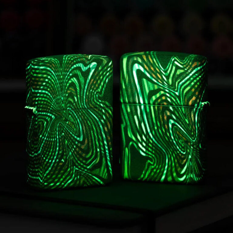 فندک زیپو اصل مدل 46427 طرح Glowing Illusion
