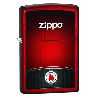 فندک زیپو اصل 21063 CI404569 RED AND BLACK ZIPPO
