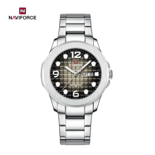 ساعت مچی مردانه نیوی فورس Naviforce NF9244 S/GY اورجینال (x)